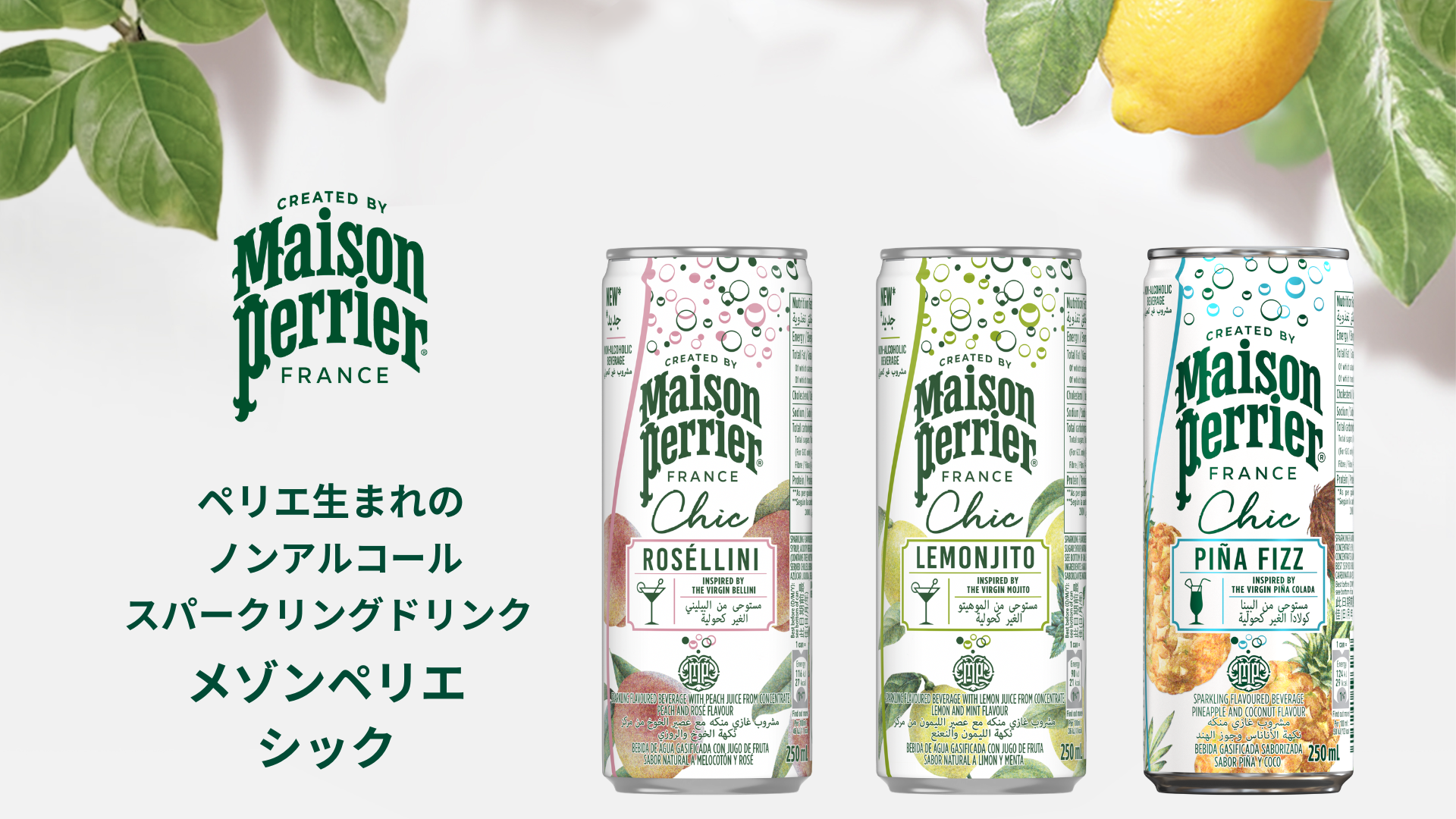 Amazon.co.jp: Maison Perrier(メゾンペリエ) シック ロゼリーニ 缶